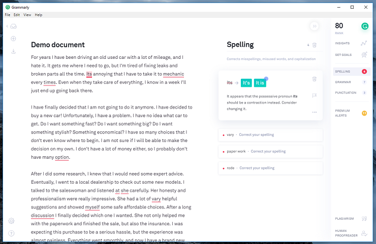 grammerly for mac